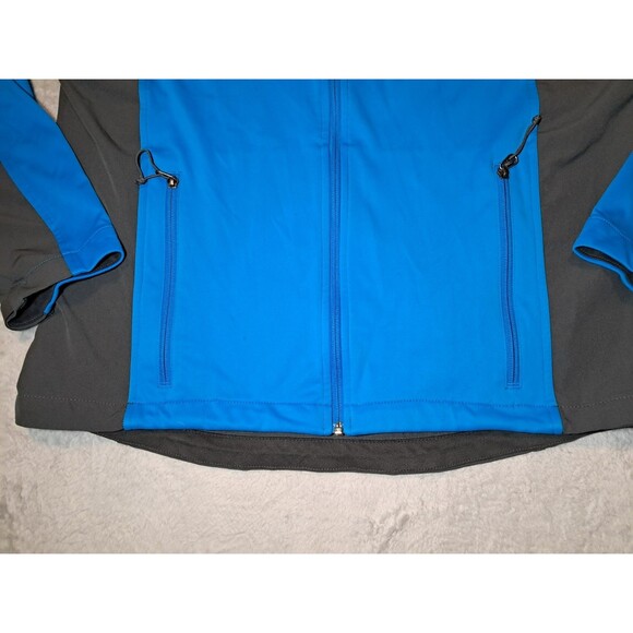 North Face F13 Men’s Jacket Blue Black Full Zip Outdoors Size Large - Picture 2 of 11